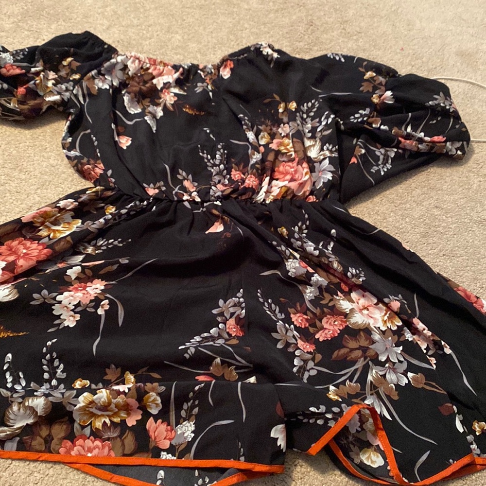 Flowered Romper
